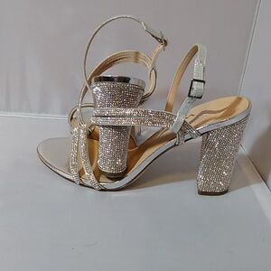 Nina brand crystal embellished sandals